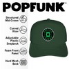 Justice League Green Lantern Athletic Logo Foam Trucker Cap Hunter Green - 2 of 4