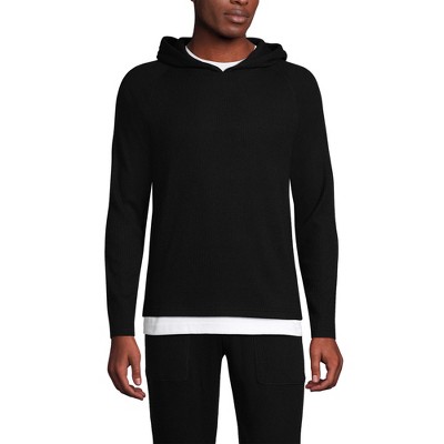 Lands' End Men's Brushed Rib Hoodie