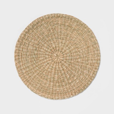 15" Round Woven Seagrass Charger Natural - Threshold™