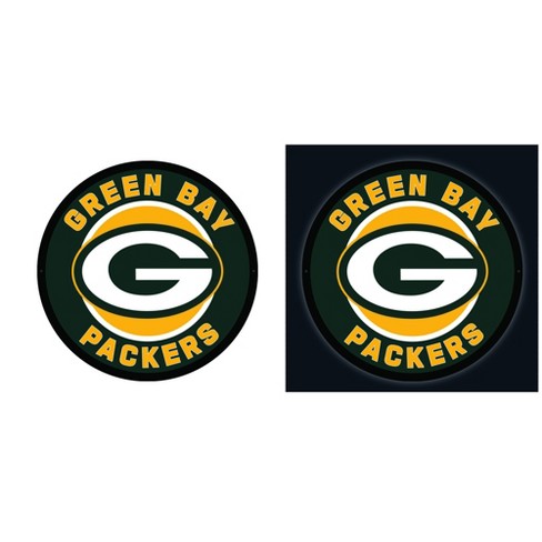 Evergreen Ultra-thin Edgelight Led Wall Decor, Round, Green Bay Packers- 23  X 23 Inches Made In Usa : Target