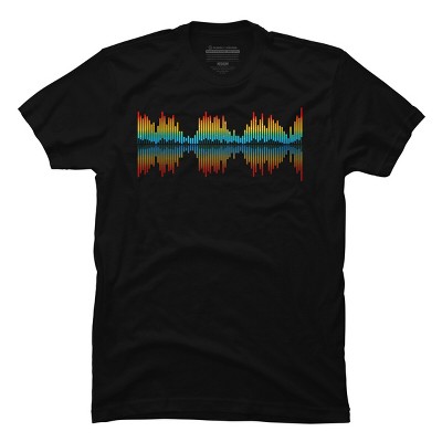 Men's Design By Humans Audio City By clingcling T-Shirt