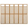 VidaXL 6-Panel Room Divider/Trellis Solid Fir Wood 95.5Inchx70.9Inch - 2 of 4