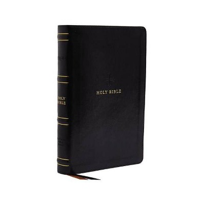 Nrsv, Catholic Bible, Standard Personal Size, Leathersoft, Black, Comfort Print - by  Catholic Bible Press (Leather Bound)