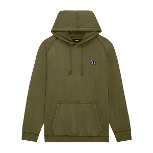 Dalix Butterfly Embroidery Washed Hoodie Sweatshirt Hoodie Fleece Relaxed Fit Lounge Womens - 1 of 4