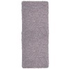 Lavish Home 58x24 Chenille Bath Runner- with Non-Slip Backing, Absorbent High-Pile Memory Foam Rug - 2 of 4