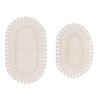 Hampton Crochet Collection Cotton Reversible Tufted Set of 2 Bath Rug Set - Home Weavers - 2 of 4