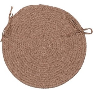 Colonial Mills Bristol Chair Pad, Mocha, Set of 4 - 1 of 1