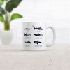 Crazy Dog T-Shirts Nope Sharks Mug Funny Sarcastic Shark Types Graphic Novelty Coffee Cup-11oz - 2 of 4