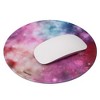 Insten 2 Pack Round Mouse Pad Galaxy Space Nebula Design, Stitched Edges, Non Slip Rubber Base, Smooth Surface Mat, (7.9" x 7.9") - 3 of 4