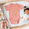 The Juniper Shop SmileyWorld Pumpkin Collage Daisies Baby Short Sleeve Bodysuit - 3 of 4