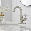 BWE Single Hole Single-Handle High Arc Bathroom Faucet With Swivel Spout - image 2 of 4