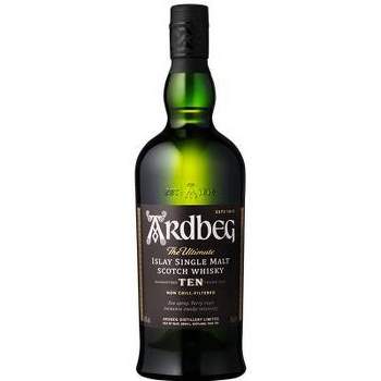 Ardbeg 10yr Islay Single Malt Scotch Whisky - 750ml Bottle