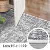 Vintage Floral Printed Distressed Rug for Living Room Retro Thin Washable Area Rugs for Bedroom Low Pile Non Slip Ultra Soft Carpet - 4 of 4