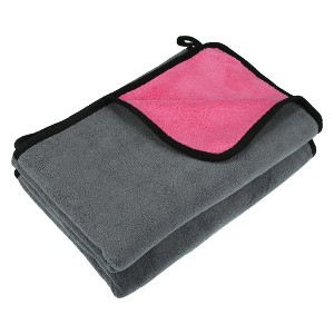 Unique Bargains Microfibre Car Drying Towel 31.5"x23.62" Extra Large Car Cleaning Detailing Absorbent Colossal Car Drying Cloth 2 Pcs - 1 of 4