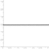 Black Bow Jewelry 1.4mm 14k White Gold Solid Franco Chain Bracelet - 4 of 4