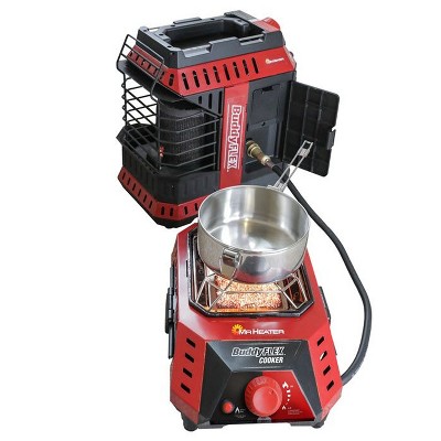 Mr. Heater Red and Black Portable Propane Heater with Safety Features