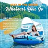 2025 Upgraded Sunlite Sports Heavy-Duty River Tube, Premium Inflatable Water Float for Lake & River, Outdoor Rafting & Recreational Fun - 2 of 4