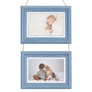REGALWOVEN Wall Decor Hanging Collage Picture Photo Rustic Frame with Rope 1 Pc - 1 of 4