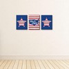 Big Dot of Happiness Stars & Stripes - Patriotic Wall Art and American Flag Room Decor - 7.5 x 10 inches - Set of 3 Prints - image 3 of 4