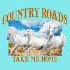 Juniors Womens Lost Gods Country Roads Horses Racerback Tank Top - 2 of 4
