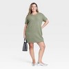 Women's Short Sleeve Cozy Knit Mini Sweater Dress - A New Day™ - 3 of 3