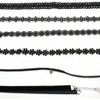Classic Black Choker Necklace for Women, Layered and Cute - 2 of 4