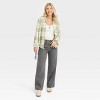 Women's High-Rise Wide Leg Jeans - Universal Thread™ Gray Wash - image 3 of 3