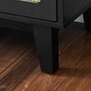 Sapphtopaz Dresser for Bedroom Wooden Dressers with 6 Rattan Drawers Closet Organizers and Storage Box Closet for Bedroom, Living Room - 4 of 4