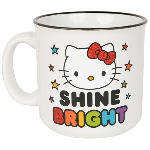 Adult Hello Kitty Shine Bright 20oz Jumbo Ceramic Camper Mug - 1 of 2