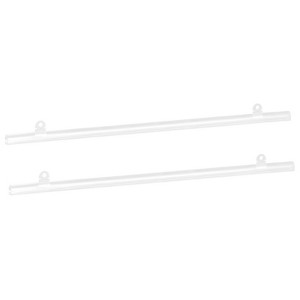 Unique Bargains PVC Poster Hanger Rail Poster Strip Bar with Clips for Poster Map - 1 of 4