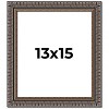 PosterPalooza | Ornate Black Picture Frame - UV Acrylic, Foam Board Backing, Hanging Hardware - 2 of 4