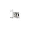 Black Bow Jewelry Sterling Silver Capricorn the Goat Zodiac Bead Charm - 2 of 3