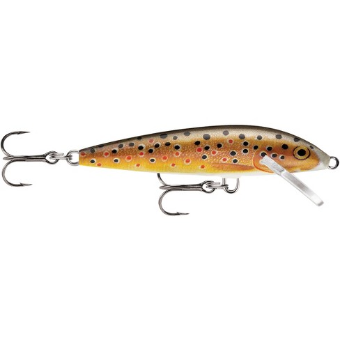 BLACK MAGIC ENTICER TROUT 60MM & 45MM + RAPALA F-7 SPOTTED DOG