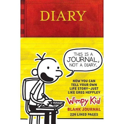 Diary of a Wimpy Kid Blank Journal - by  Jeff Kinney (Hardcover)