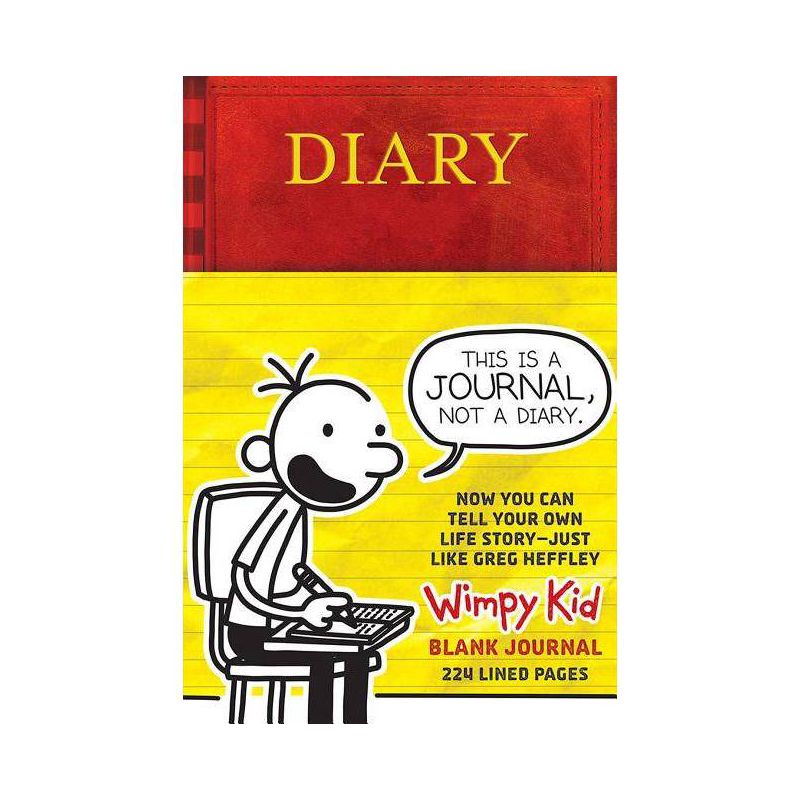 Diary of a Wimpy Kid Blank Journal - by  Jeff Kinney (Hardcover), 1 of 2