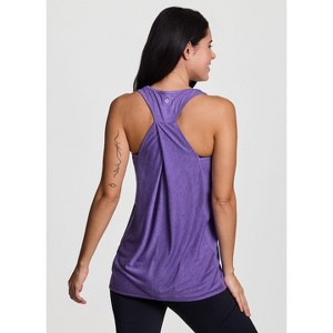 RBX Active Women's Twist Back Soft Relaxed Tank Top Tunic - 1 of 4