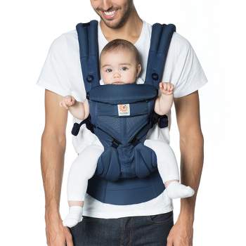 Ergobaby All Carry Positions Breathable Mesh Baby Carrier with Enhanced  Lumbar Support & Airflow (7-45 Lb), Omni Breeze, Graphite Grey