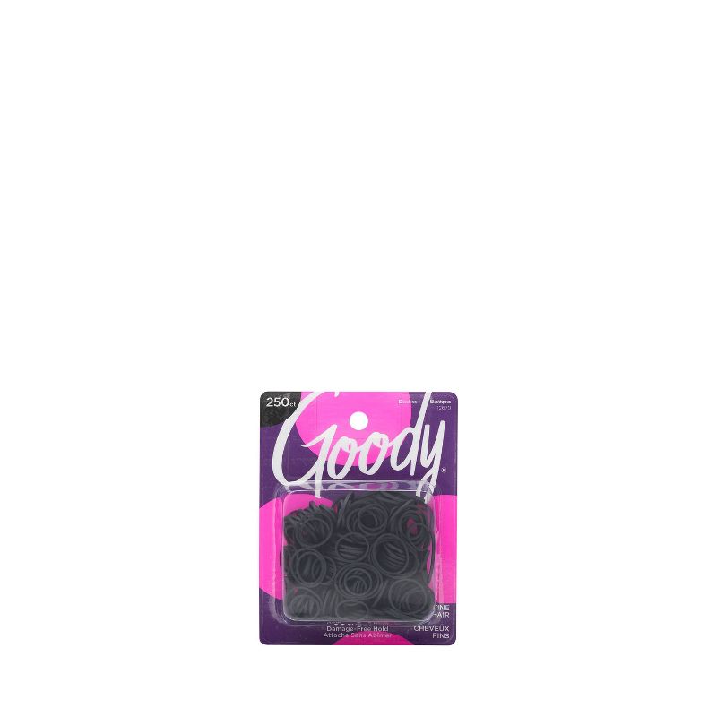 Goody Women&#39;s Classic Polybands - Black - 250ct, 1 of 8