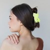 Unique Bargains Halloween Grungy Skeleton Cat Design Claw Clip 1 Pc - 2 of 4