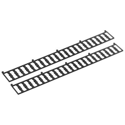 Unique Bargains Simple Style Miniature Garden Decorative Picket Fence 2 Pcs