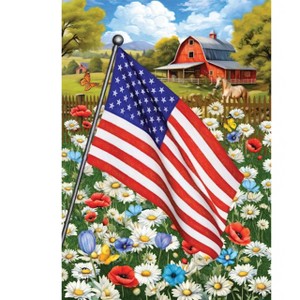Briarwood Lane Spring House Flag 40x28 For Outdoor American Flower Field For Spring House Flag - 1 of 4