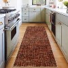 Washable Modern Abstract Area Rug with Non-Slip Backing, Soft Pearl Velvet Low-Pile Carpet, Non-Shedding Durable Indoor Rug for Living Room - 2 of 4