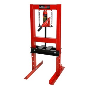 6 Ton Hydraulic Shop Press, H-Frame Garage Floor Adjustable Shop Press with Press Plate, Hydraulic Shop Floor Press for Car Repair and Garage - 1 of 4