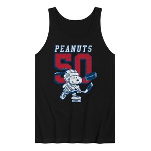 Men's - Peanuts - Peanuts Snoopy Hockey Graphic Tank Top - 1 of 3