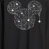 Men's - Disney - Mickey's Spider Web Logo Long Sleeve Graphic T-Shirt - 2 of 4