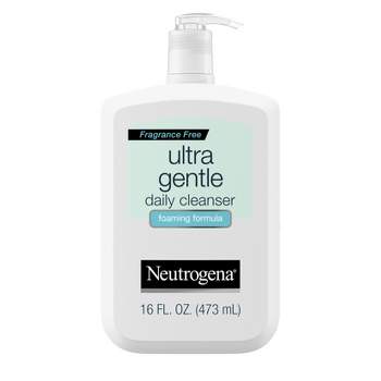 Neutrogena Ultra Gentle Foaming Facial Cleanser, Hydrating Face Wash for Sensitive Skin - 16 fl oz