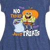 Girls' - SpongeBob SquarePants - No Tricks Just Treats Fit & Flair Cap Sleeve Dress - 2 of 4