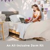 Nestl Back to College Kit, Twin XL Bed in a Bag with College Dorm Bedding, Twin XL Comforter Sets, College Dorm Room Essentials - 2 of 4