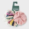 Knit Jumbo Hair Twister Set 3pc - Wild Fable™ White/Light Pink - 2 of 3