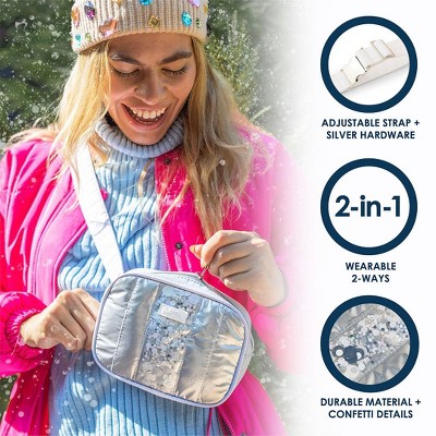 Packed Party Belt Bag, Fashionable Designer Fanny Pack For Women, Nylon Bum Bag With Adjustable Strap and Small Pouch, Great For Workouts, Traveling, — фото 4